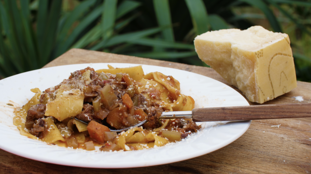 Slow cooked beef ragu