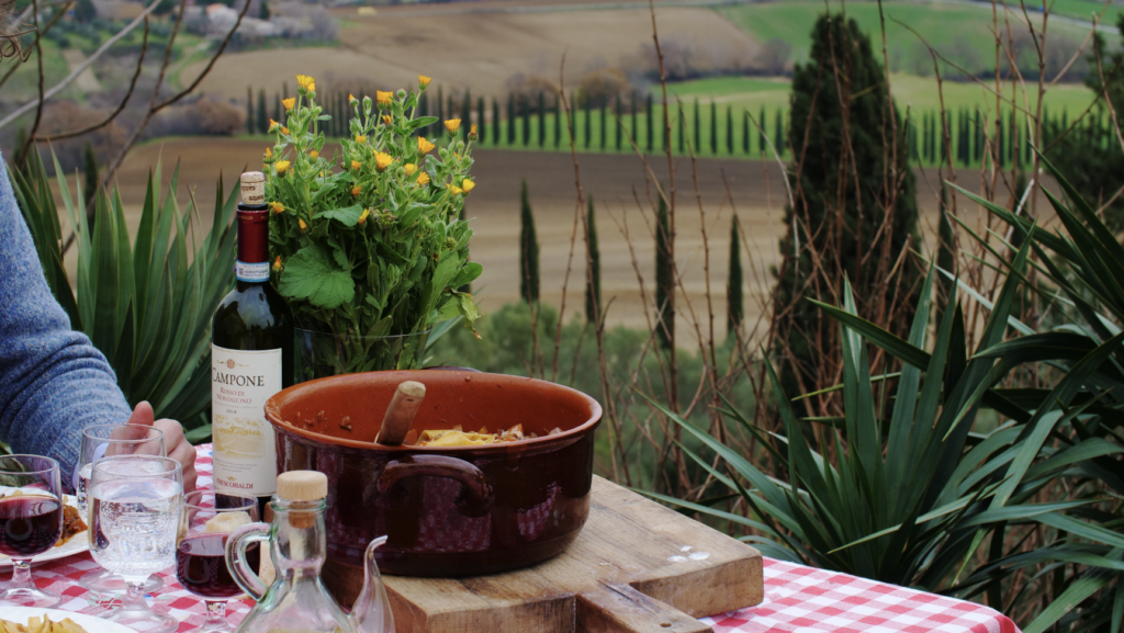 Shredded Beef ragu with pappardelle Italian