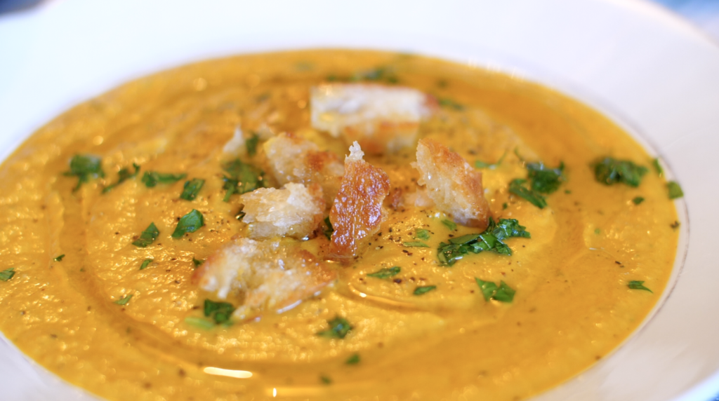 Carrot Ricotta Cumin Soup Recipe