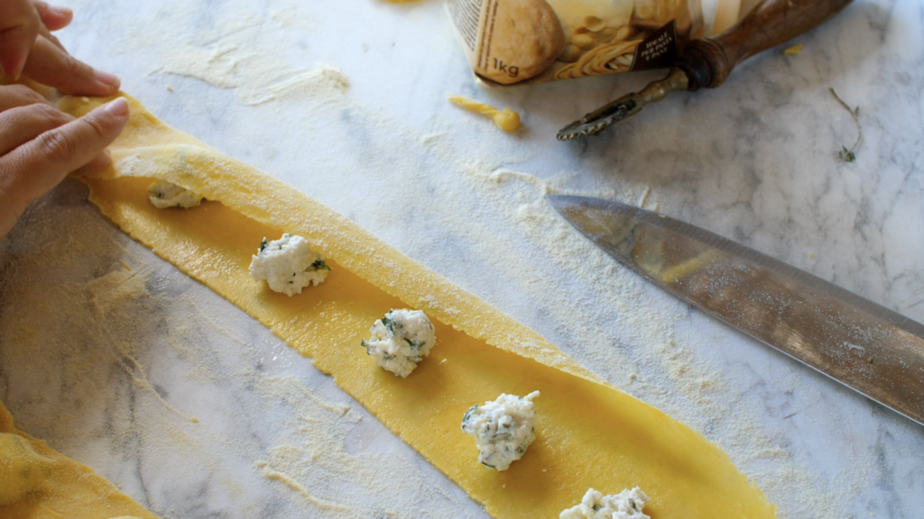 lemon ricotta ravioli